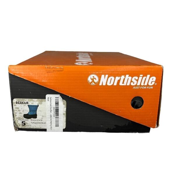 Northside Baby/Toddler Snow Boots Thermolite Insole Size 5 Black/Blue NIB - Picture 10 of 10